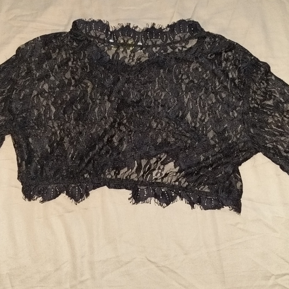 Lace crop top